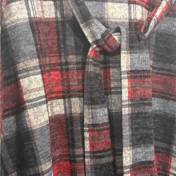 NYCC New York Clothing Co Plaid Midi Skirt Multicolor Womens Sz M Elastic Waist - Picture 5 of 6